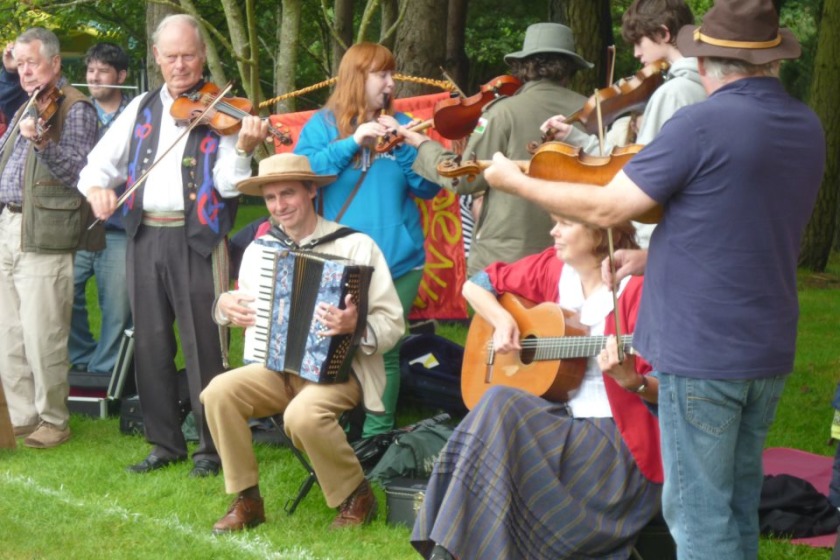 musicians from Perree Bane on Tynwald Fair Day 2012