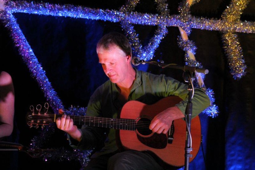 Organiser and lead singer of the Mollag Band, Greg Joughin (photo: Bob Fennell)