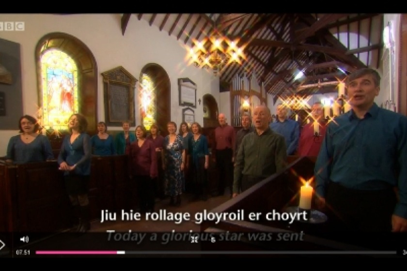 Caarjyn Cooidjagh on Songs of Praise